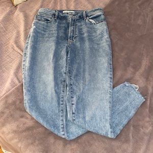 Curve love high rise super skinny ankle jeans